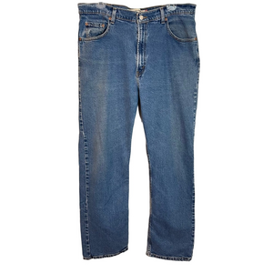 Levi’s Classic Mens Relaxed Straight Blue Jeans 38W 32L Tall Long Cowboy Western